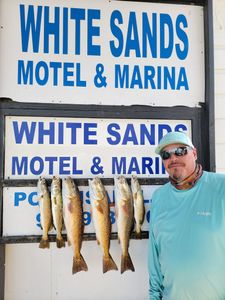5 redfish caught at South Padre Island