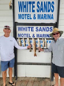 5 spotted weakfish caught at South Padre Island