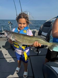 Person fishing in N.Y.