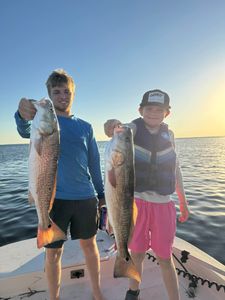 Two huge redfish caught in Carrabelle