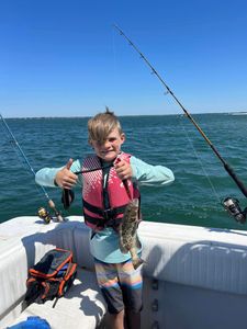 A 11-inch gag grouper caught in Carrabelle