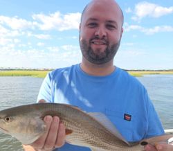 Redfish caught by angler in Charleston
