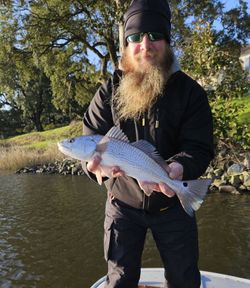 A redfish caught while fishing in South Carolina