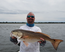 A redfish caught in Charleston, South Carolina