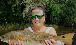 Redfish caught on a fishing trip in South Carolina