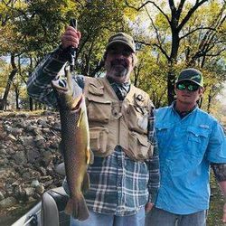 Caught a rainbow trout in AR