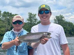 Rainbow trout caught in Cotter