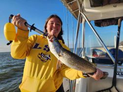 Angler enjoys a fishing trip in Slidell