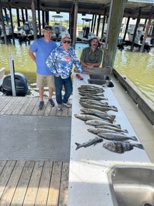 3 people fishing in LA