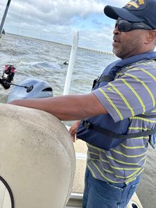 A person fishing in LA