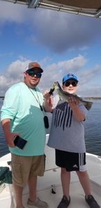 Spotted weakfish caught while fishing in LA