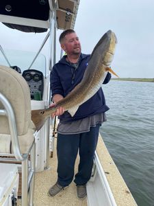 Person fishing in LA