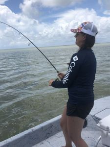 Person fishing in TX
