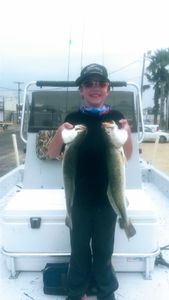 Double Spotted Seatrout hooked in Port Aransas