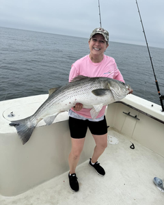 One person fishing in NJ
