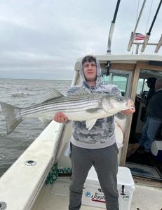 Striped bass caught in Highlands