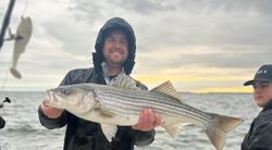 Striped bass caught in Highlands