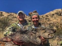 A couple enjoys fishing adventure in Arizona