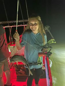 She's got so excited! Arizona's Premier Bowfishing