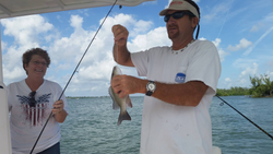 Two anglers fishing in Fort Pierce, Florida