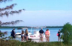 Two anglers fishing at Fort Pierce