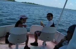 Two people fishing in Fort Pierce
