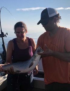 Brook Trout, 19-inch fish caught at Knife River
