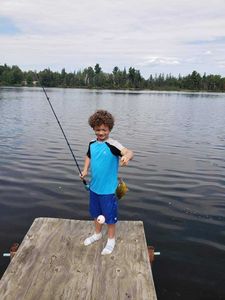 One person fishing in Minnesota