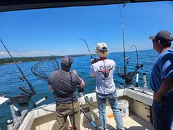 A person enjoying a cruises and fishing trip in MN