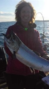 One 15-inch fish caught while cruising and fishing at Knife River