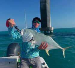 A Crevalle Jack fish caught while fishing in FL