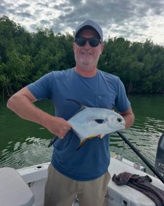Permit fish caught while fishing in Islamorada