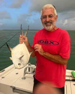 Permit fish caught on fishing trip in Florida