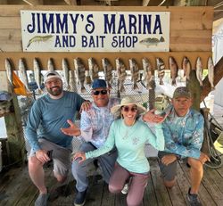 10 black drum fish caught in TX