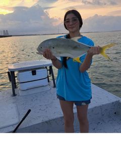Crevalle Jack, a 16-inch fish, caught in TX