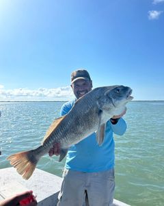 Lone angler fishing in Texas