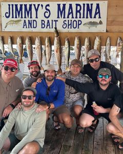 7 anglers landing 13 fish while fishing in Port Isabel