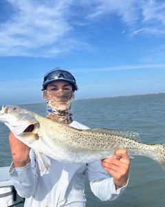 Speckled trout caught fishing in Port Isabel TX waters