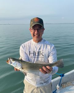 Spotted weakfish caught in Port Isabel