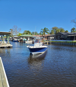Angler enjoying fishing tour in FL