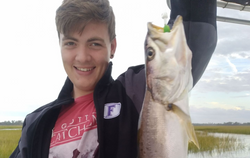 Angler fishing at Jacksonville Beach