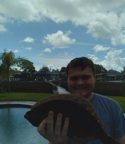 One person fishing in Florida