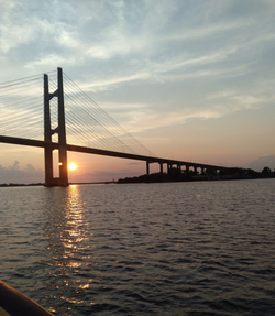 Scenic FL sunset during cruises, fishing, and tours