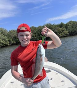 Angler fishing in Crystal River