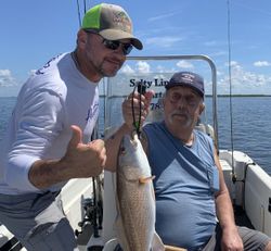 Redfish caught during fishing tour in FL
