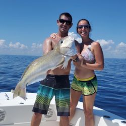 Anglers fishing at Pompano Beach