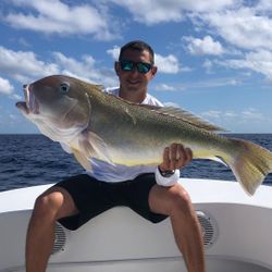 2 anglers with a big fish in FL