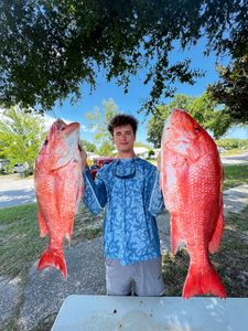 Two big fish caught while cruising and fishing in FL