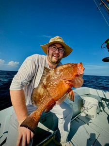 Lone angler fishing in Florida waters