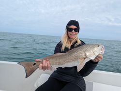 Reeled in this huge Red Fish! Best fishing day!